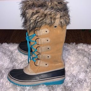 Sorel waterproof faux fur boots